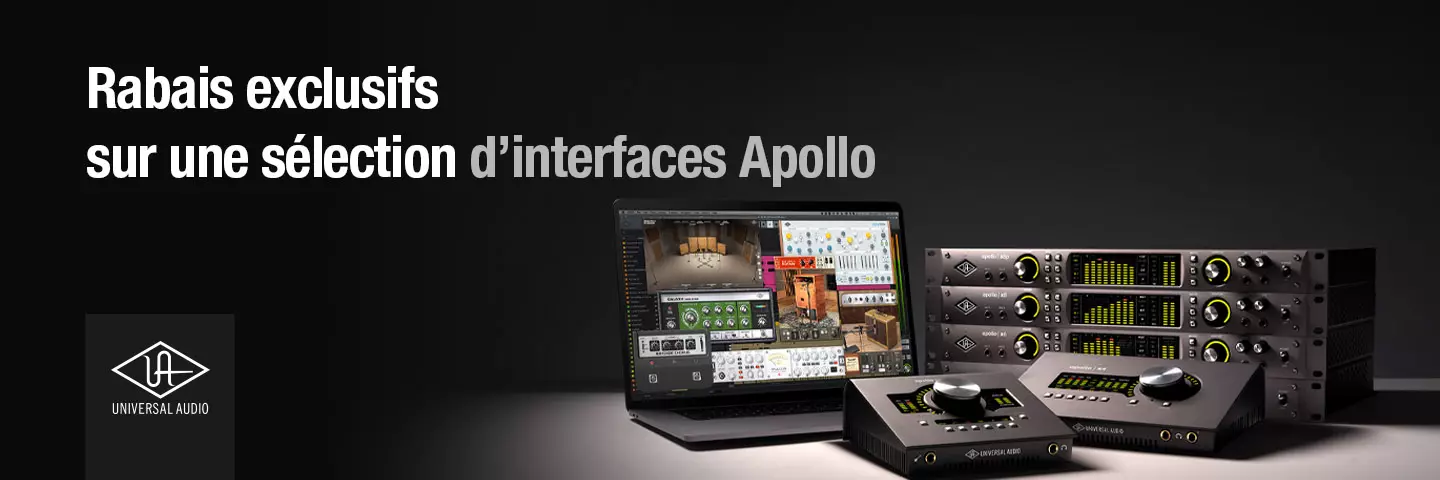 Profitez des meilleures aubaines  ce jour sur les interfaces Apollo dUniversal Audio!